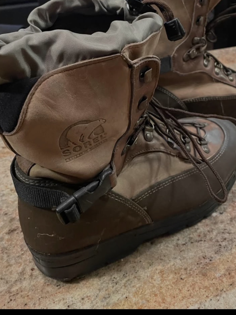 Sorel Brown Women’s All-Weather Lace-Up Hiking Boots